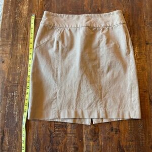Banana Republic Tan Pencil Skirt